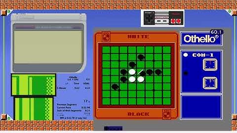 {WR Tie} Othello (NES) LvL1. Vs. CPU in 22s 784ms