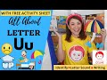 Letter Uu | Phonics for Kids | ABC Sounds | Art Activity | Learn to Read