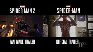 SPIDER-MAN 2: Recreating Marvel's Spider-Man PGW Teaser Trailer | Side-by-Side
