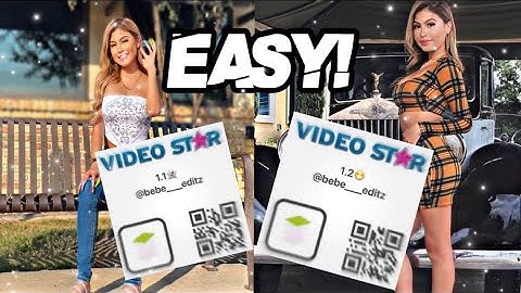 How to import QR code’s AND SHAKES on video star!