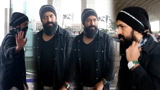 Kgf Star Yash Spotted At Airport