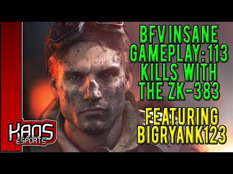 Видео: BFV Insane Gameplay: 113 kills with the ZK-383