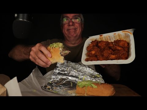 ASMR Starve a Cold Feed a Fever Sub and Wings Whispering