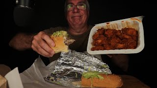 ASMR Starve a Cold Feed a Fever Sub and Wings Whispering