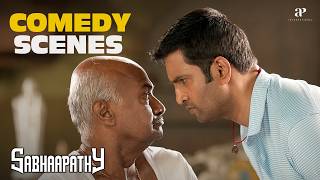 Sabhaapathy Comedy Scenes Part-01 | When Santhanam Struggles to Speak.. | Santhanam  | M. S. Bhaskar screenshot 5