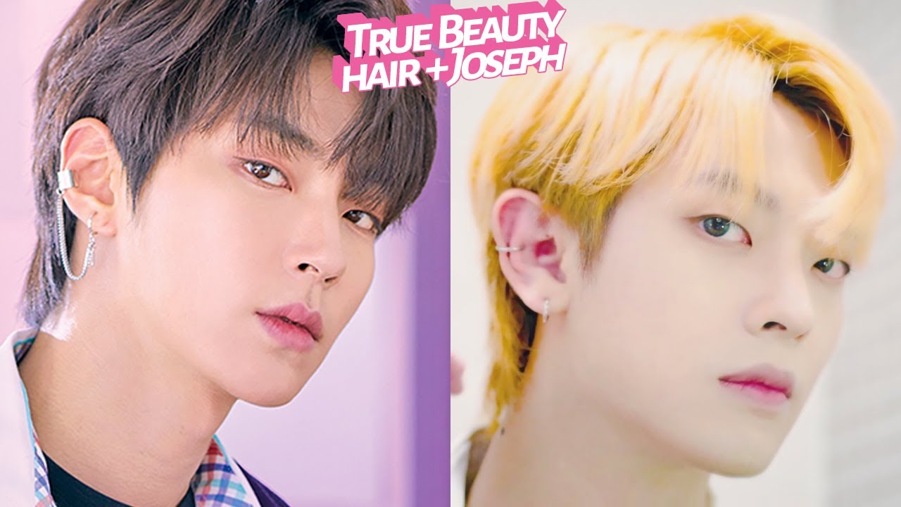 Cc)여신강림 한서준 '황인엽' 뒷머리 기를 때 리프컷, 울프컷 스타일링 하는 법! True Beauty Mullet Hair Tutorial | 죠셉Joseph