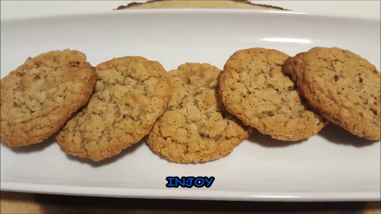 How I Make Oatmeal Cookies 