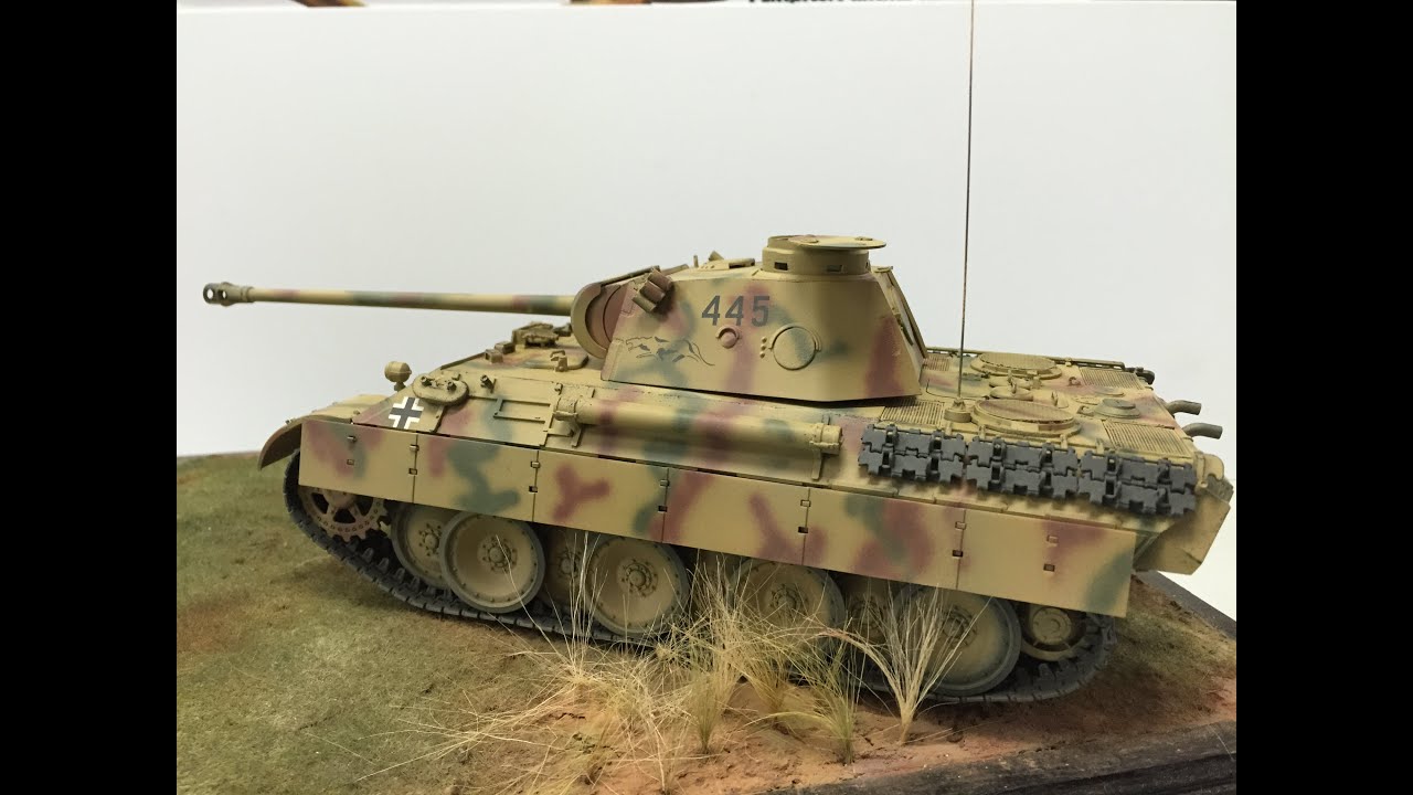 Tamiya 1/35 scale WW2 German Panther D Ausf D tank model kit