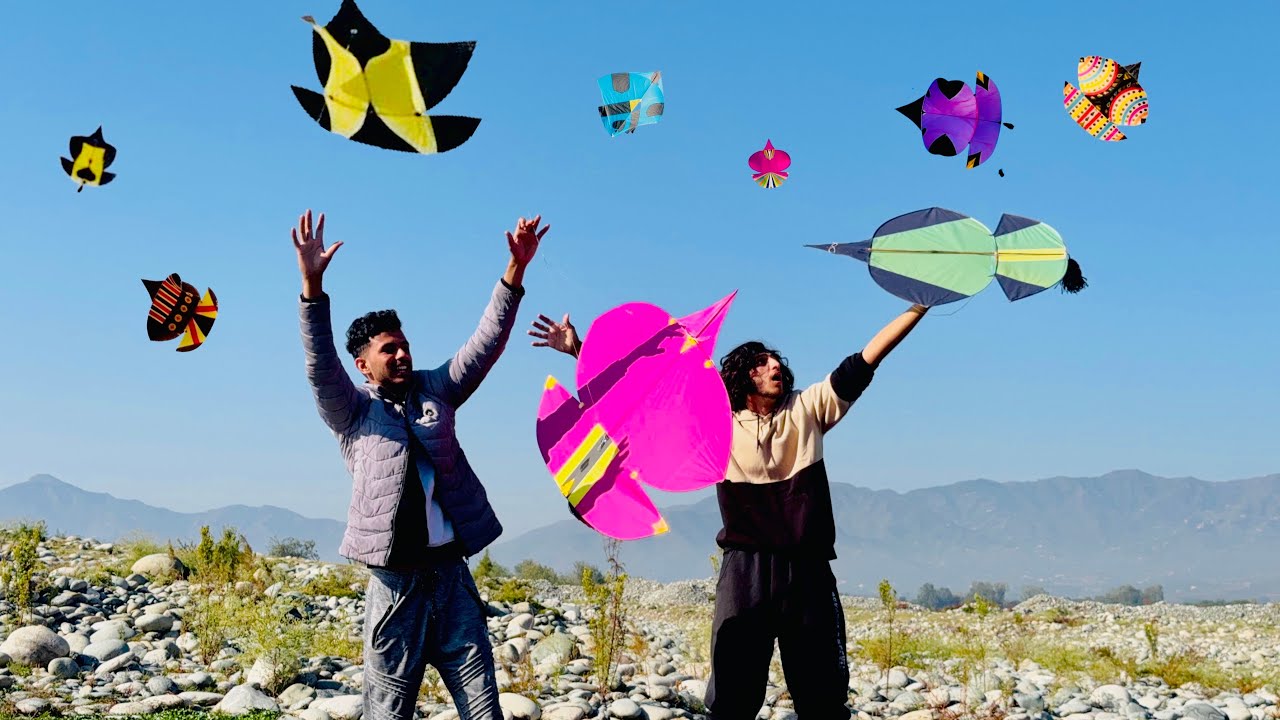 Basant festival in Sawat 😱|| kite festival may gaye ♥️|| kite catching
