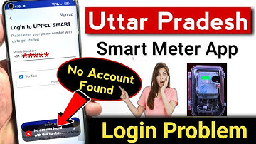 Uppcl Smart Meter app login problem | Smart Meter Sign in Problem