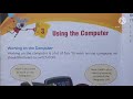 CBSE, CLASS-1, SUBJECT- COMPUTER, CHAPTER-3,TOPIC- USING THE COMPUTER, PART-I