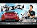 The ultimate 370z exhaust shootout