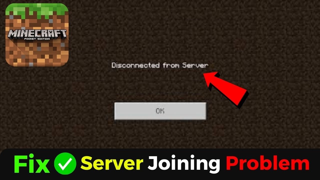 Minecraft PE Disconnect From Server Fix 100 Working Solution YouTube