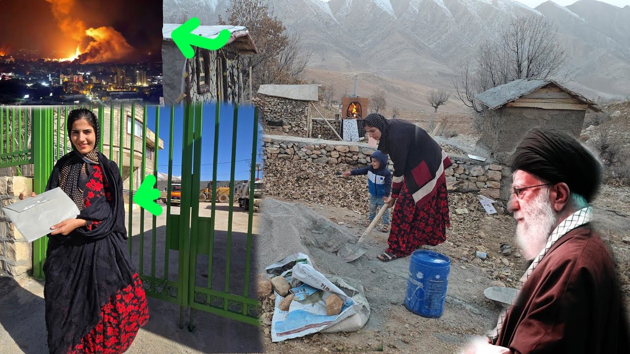 Жизнь матери-одиночки, ведущей кочевой образ жизни в Иране | От муниципалитета до горного приюта