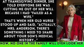 Full My MIL Humiliated Me at Thanksgiving, Her Old Nurse Revealed a Secret That Made Everyone Freeze Update