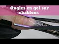 Comment crer des ongles en gel sur chablons  bomb  apex  limage  roses on the nails