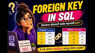 Foreign Key in SQL | शिका मराठीतून (Learn in Marathi) by JustAddLogic