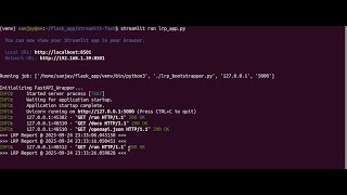 python FastAPI integration with Streamlit