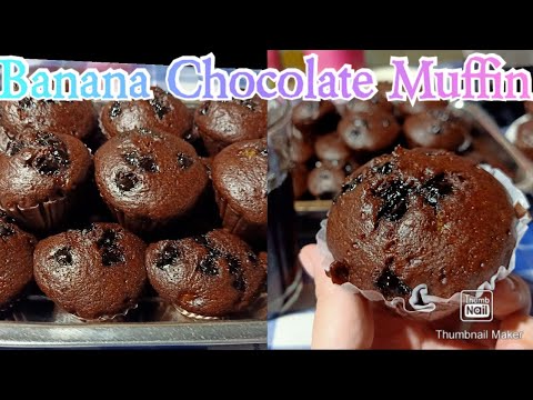 No Oven? No Problem/ Banana Chocolate Muffin  #SteamBananaMuffin #sarappinoy #yummy