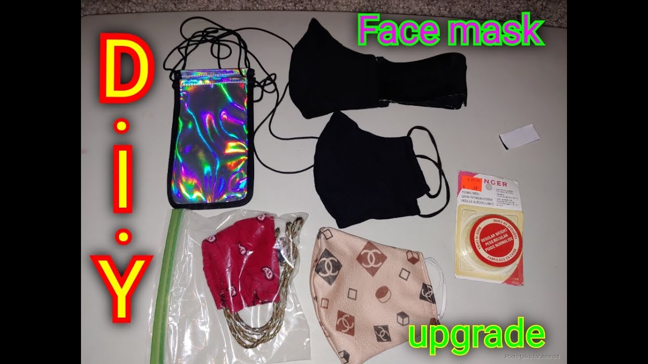 D.I.Y face mask upgrade - YouTube
