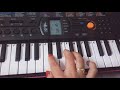 Bahut pyaar karte hain tumko sanam harmonium  keyboard piano casio tutorial