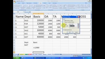 Microsoft Excel Tutorial in Bengali (Part-9) (How to filter excel sheet)
