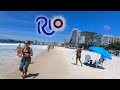 COPACABANA Rio De Janeiro Beach Walk - Brazil Walking Tour