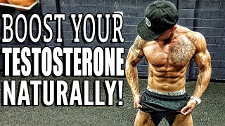 5 Clinically PROVEN Ways To INCREASE Your Testosterone Levels Naturally