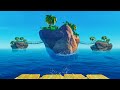 WE FOUND THE SECRET HIDDEN ISLANDS! - Raft #2