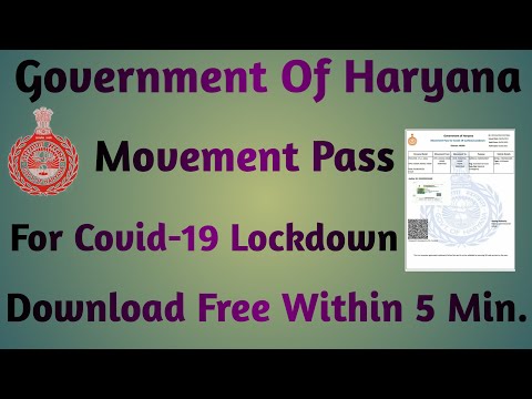 How To Online Apply e Pass Haryana in Hindi | Haryana Movement , Lockdown, Cerfew e Pass Kaise Bnaye