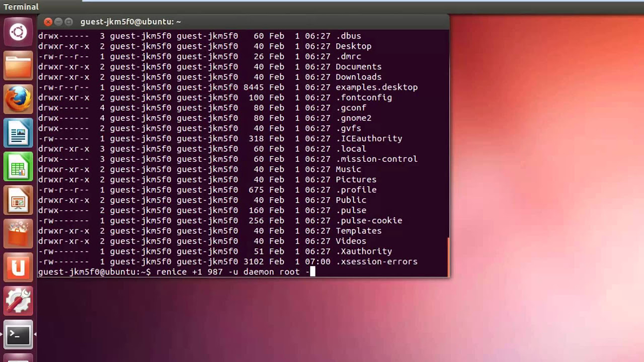 ระบบปฏิบัติการlinux Update การจัดการ Processes ในระบบปฏิบัติการ linux