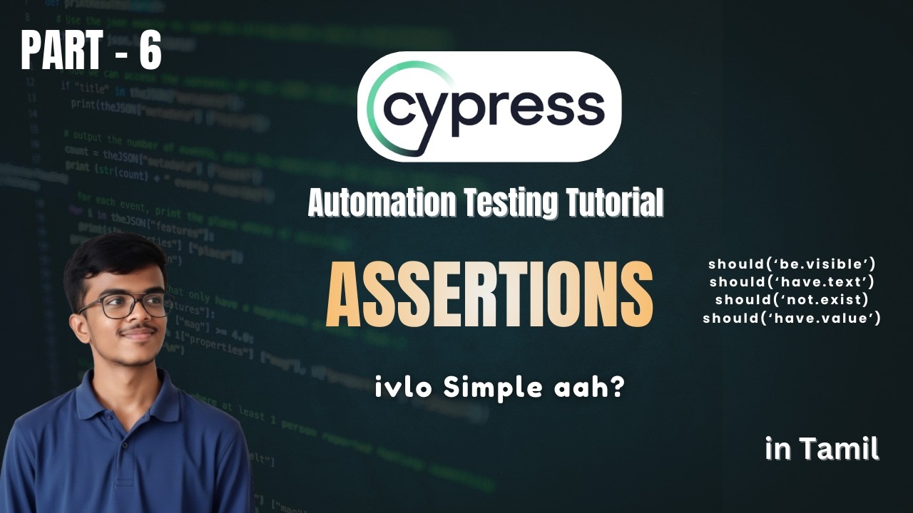 Cypress Assertions Explained | should() in Cypress | Cypress Automation ...