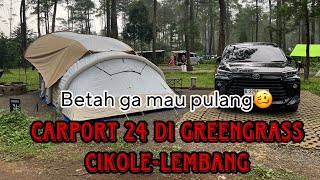 CARPORT 1-36 DI GREENGRASS-CIKOLE,LEMBANG!!#camping#campervan