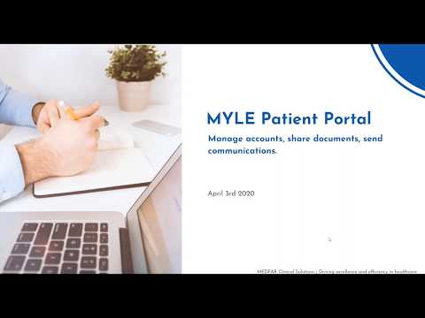 Webinar MYLE : Sharing documents and messages with the Patient Portal