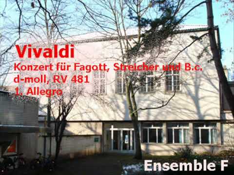 Konzert fur Fagott, Streicher und Basso continuo d-moll, RV 481, 1. Allegro