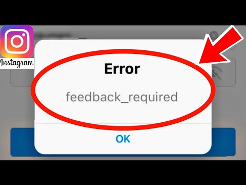 Fix instagram feedback required login error in iphone Problem Solved
