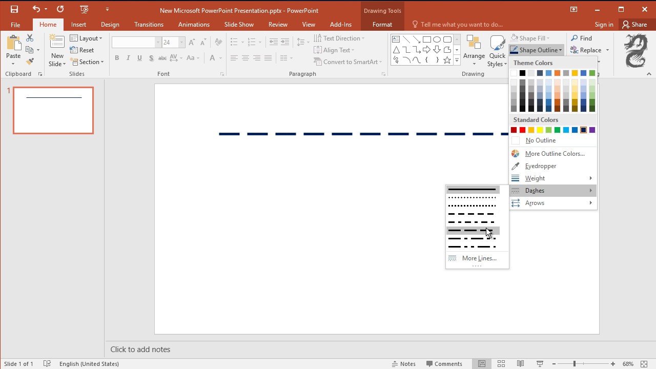 How To Draw Straight Lines In Powerpoint