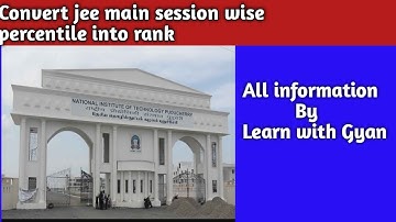 jee main session wise percentile  kya ! How to calculate rank from percentile !Jee main 2019 cutoff!