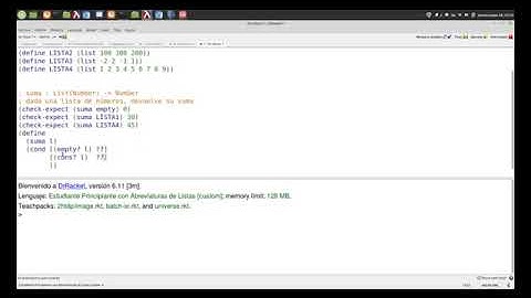 Programación con listas en Racket (2/2)