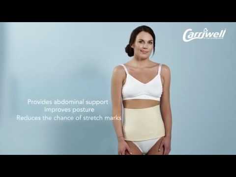 Carriwell Adjustable Organic Cotton Belly Binder