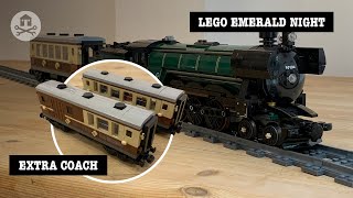 Build an extra coach for Lego 'Emerald Night' train set