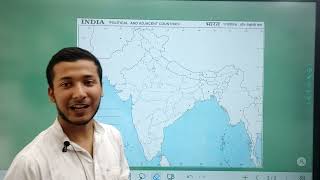Learn Eastern states of India in a very few second political map of India