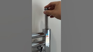 Installing a towel rail magnetic filter! #asmr #foryou #diy #tools #subscribe #shorts #youtubeshorts