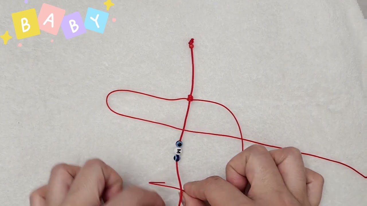 pulsera para bebe recien nacido , pulsera de hilo rojo para bebe  #pulserasdehilo #bebe