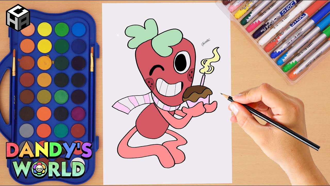 How to draw Sprout | Step by step | Dandy's World - YouTube