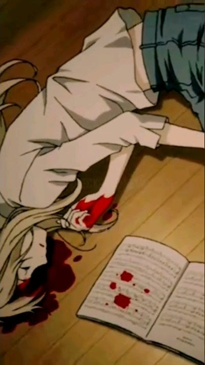 { Sad Amine Status } Kaori Why you had to die.....why 😭😭 { Your Lie in April } #Your lie in April.😭😭