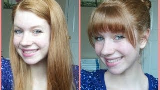 How To Cut Your Own Bangs/Fringe at Home!
