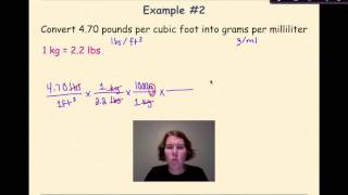 Dimensional Analysis Part 3 - Two Unit Conversions