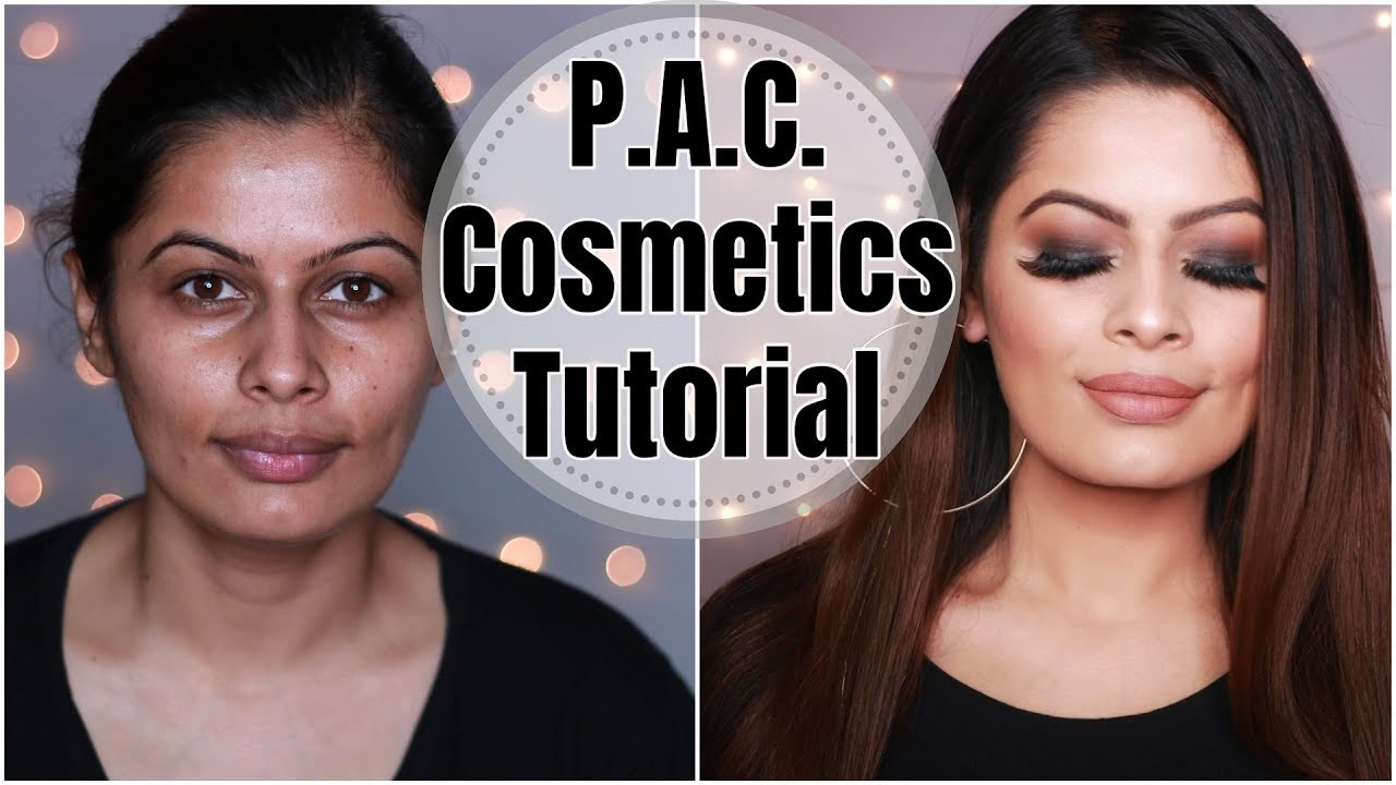 One Brand Makeup Tutorial PAC Cosmetics Smokey Eyes Kavya K