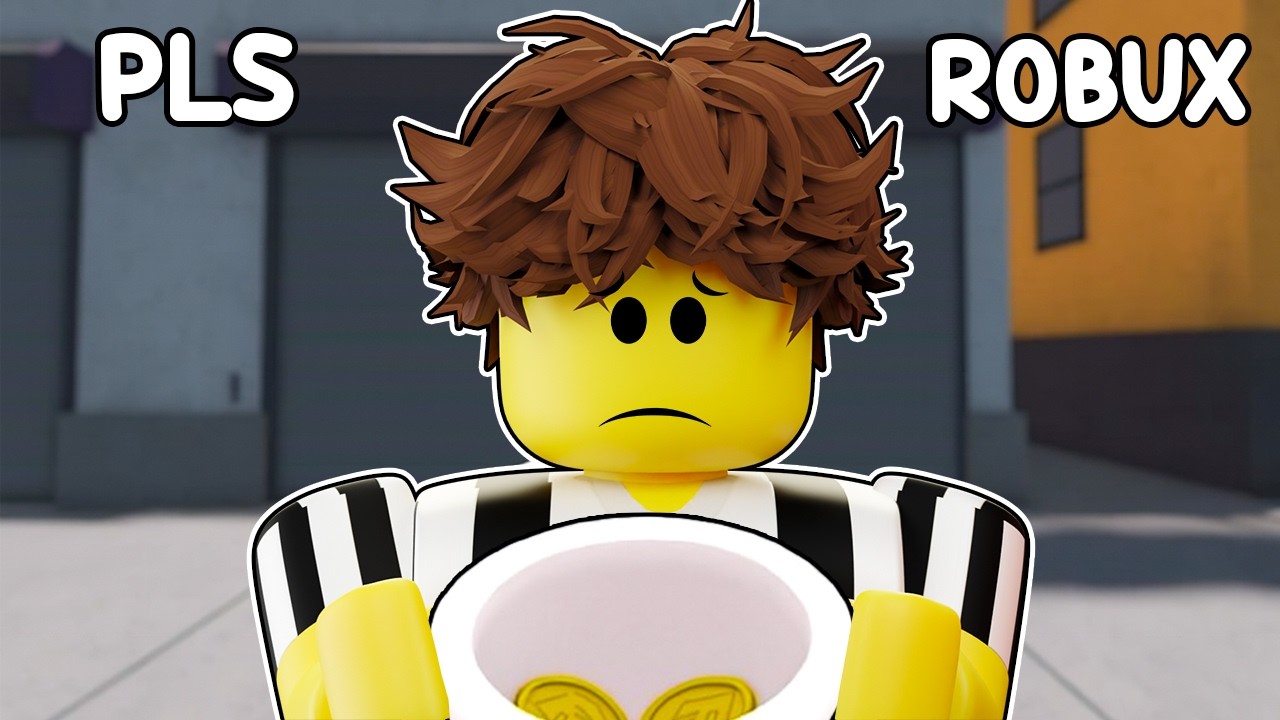 i became a BILLIONAIRE by begging in Roblox be a beggar...
